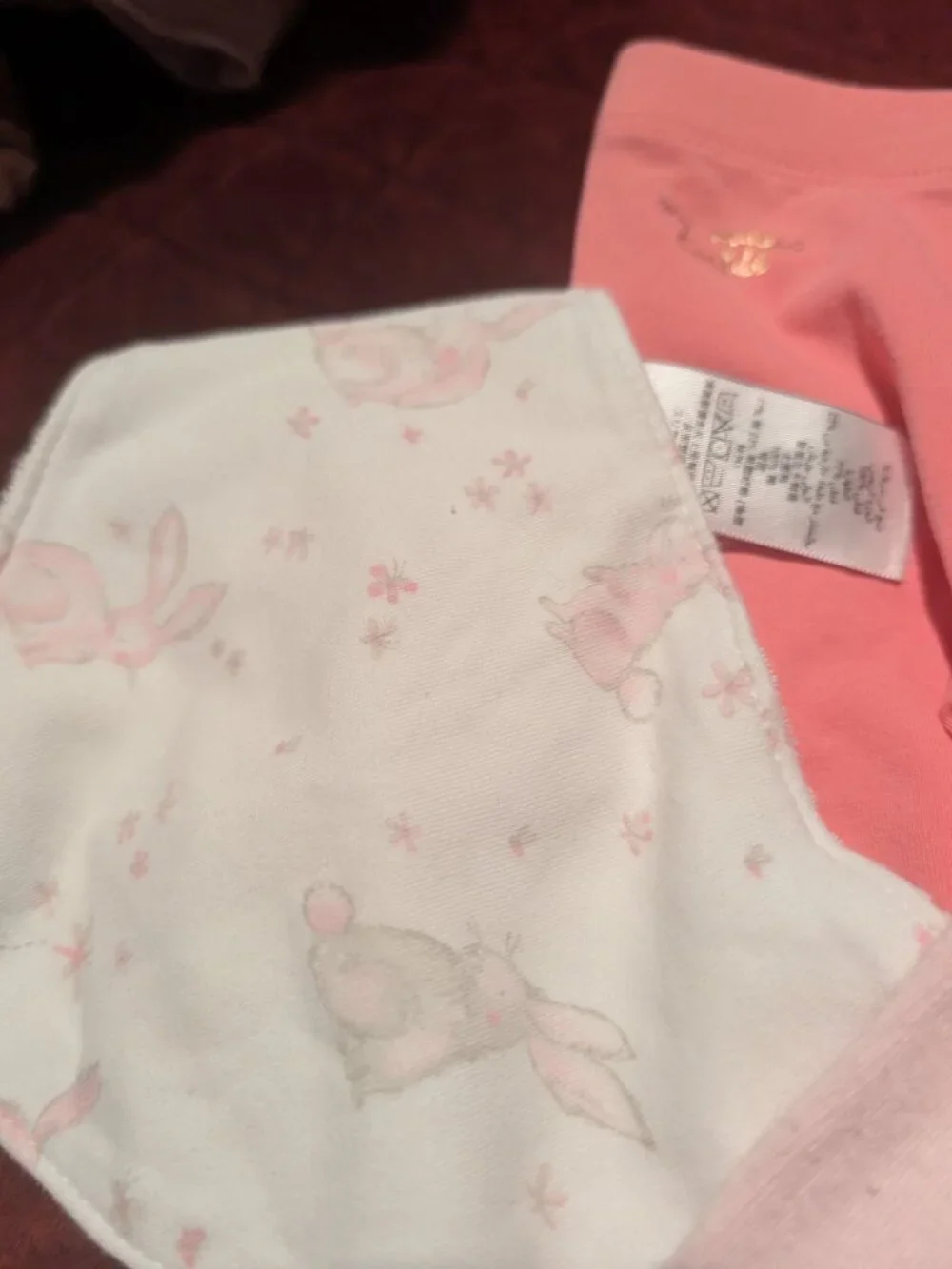 Baby Pants, Tights, Bib Bundle - Adorable Bunny Design